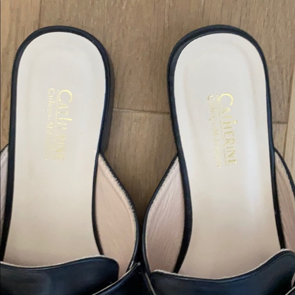 Catherine Malandrino leather pearl slide loafer - Picture 2 of 9